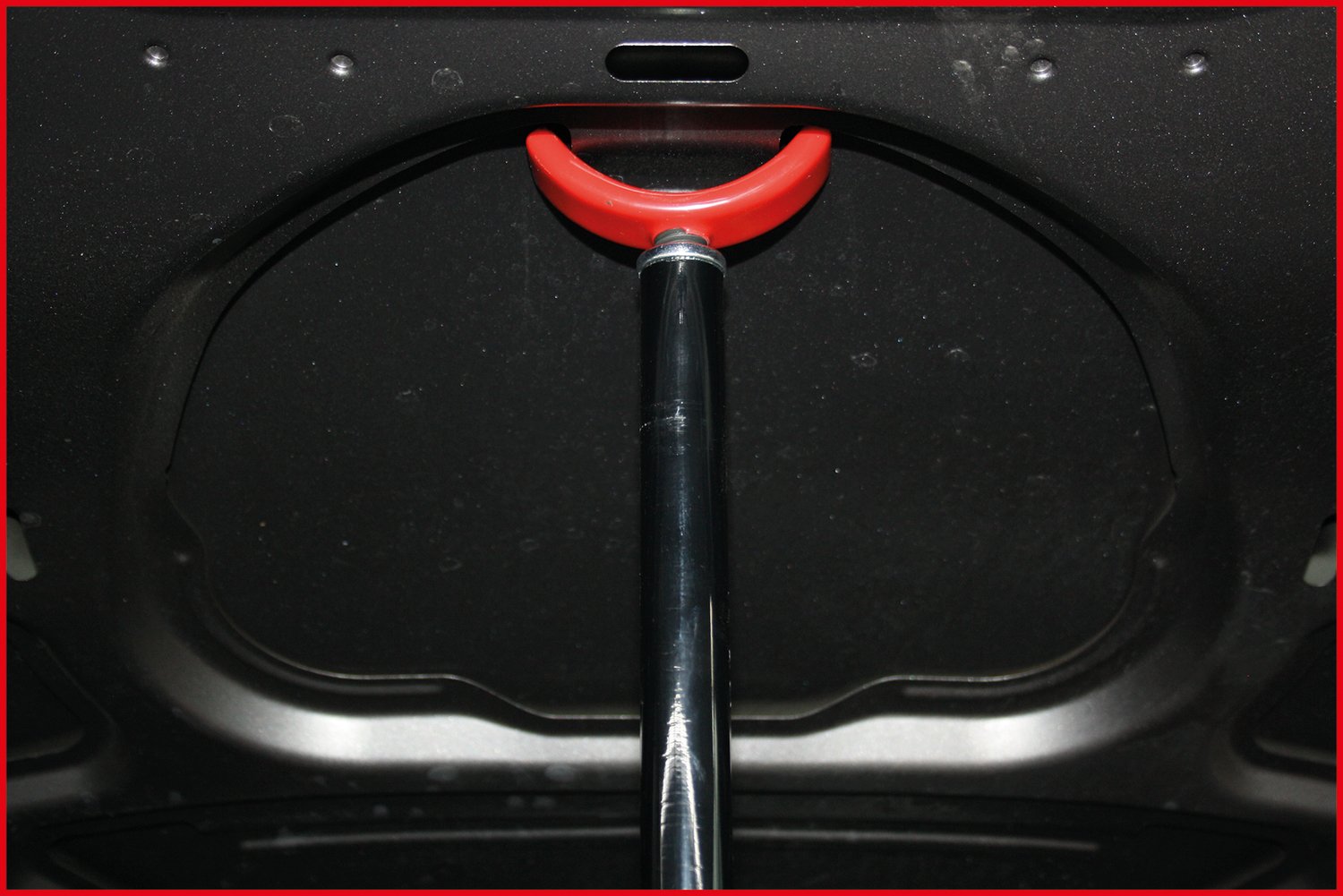 KS Tools 140.2178 Telescopic Bonnet/Tailgate Support Rod - Adjustable 64-109 cm (25-43 inches) - Universal Car Hood & Trunk Strut Replacement - Perfect for Vehicle Maintenance & DIY Repairs