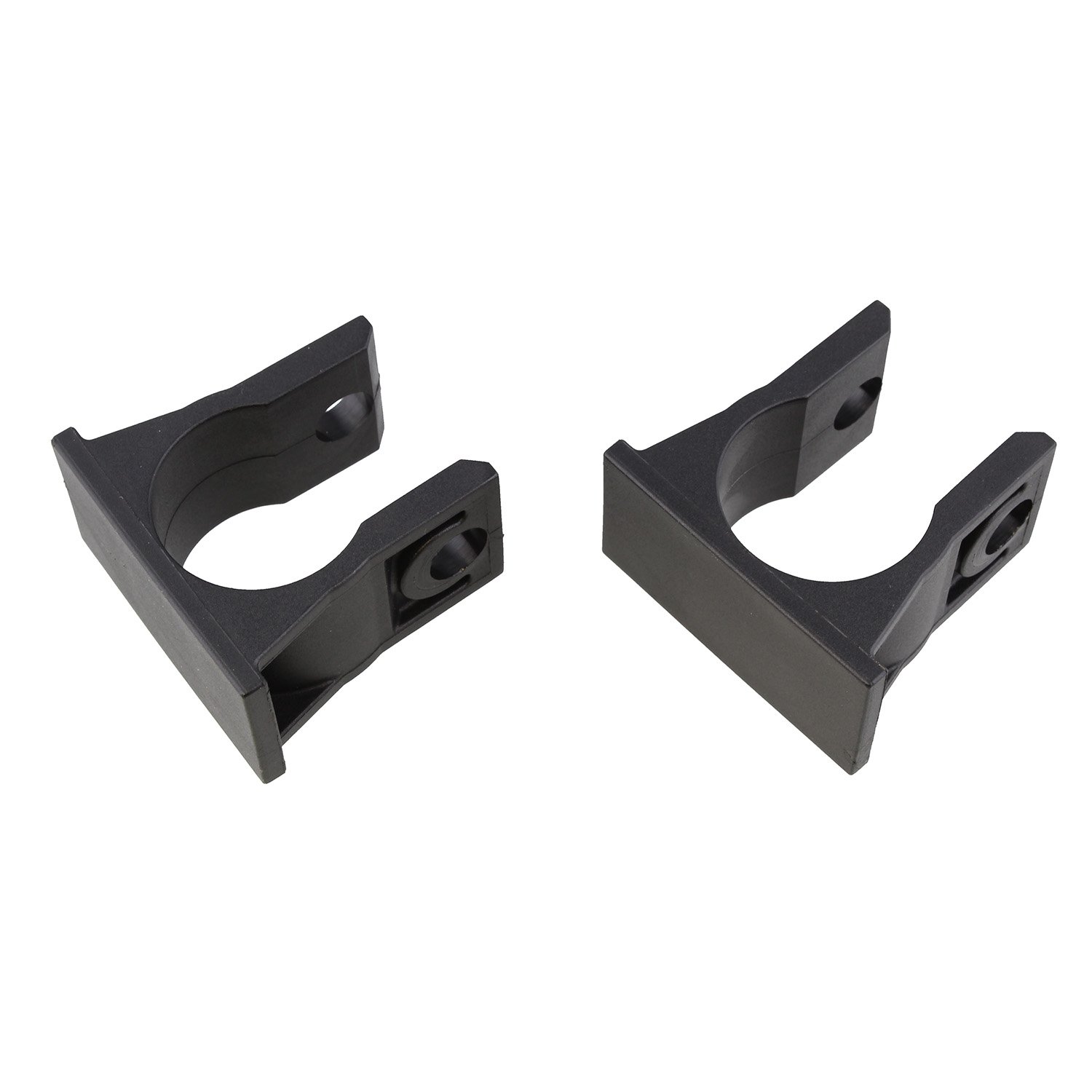 Deadwood Crafted Tools 1-Inch Plastic Hose Clamp System - 2 Pack U-Shaped Pipe Clamps for Plumbing, Electrical & Automotive Use | Durable Bracket Support for Pipes, Wires & Hoses | Perfect for Home Repairs, DIY Projects & Vehicle Maintenance