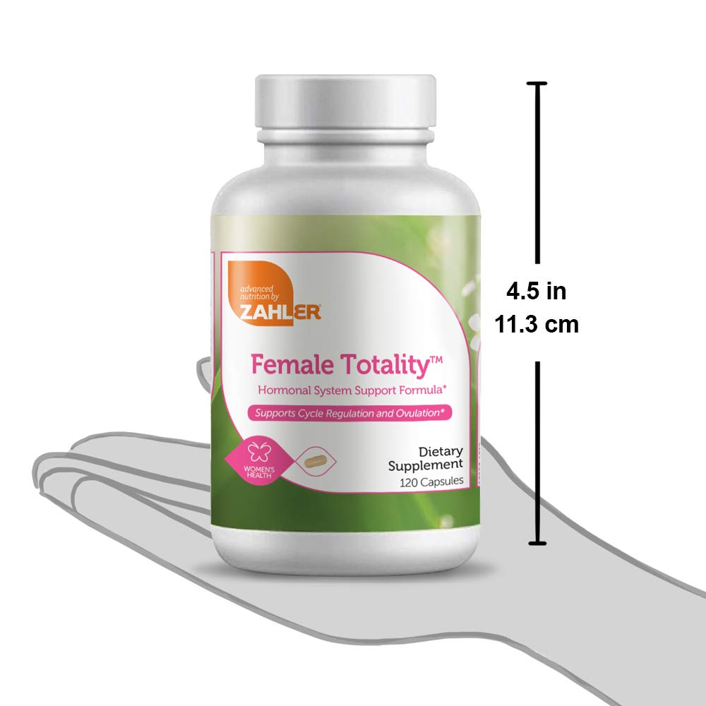 Zahler Female Totality Fertility Supplements for Women - Prenatal Vitamins with Essential Nutrients, Kosher Certified, 120 Capsules | Supports Reproductive Health & Pregnancy Wellness