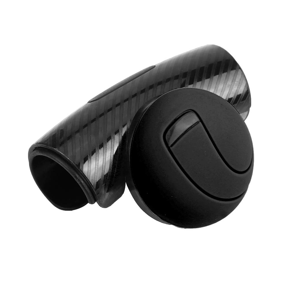Universal Car Steering Wheel Spinner Knob - Power Handle Ball for Easy Steering & Wheel Booster (Black) - Perfect for Trucks, RVs & Vehicles with Limited Mobility