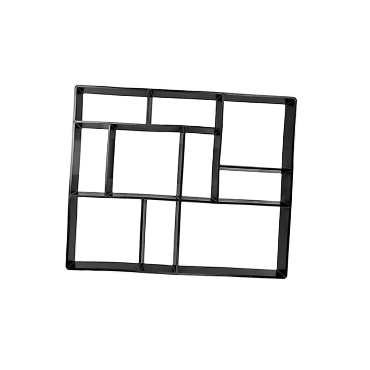 Reusable Concrete Brick Molds for DIY Stepping Stones, Patio Pavers & Garden Pathways - Irregular Lawn & Walk Maker Forms for Outdoor Landscaping