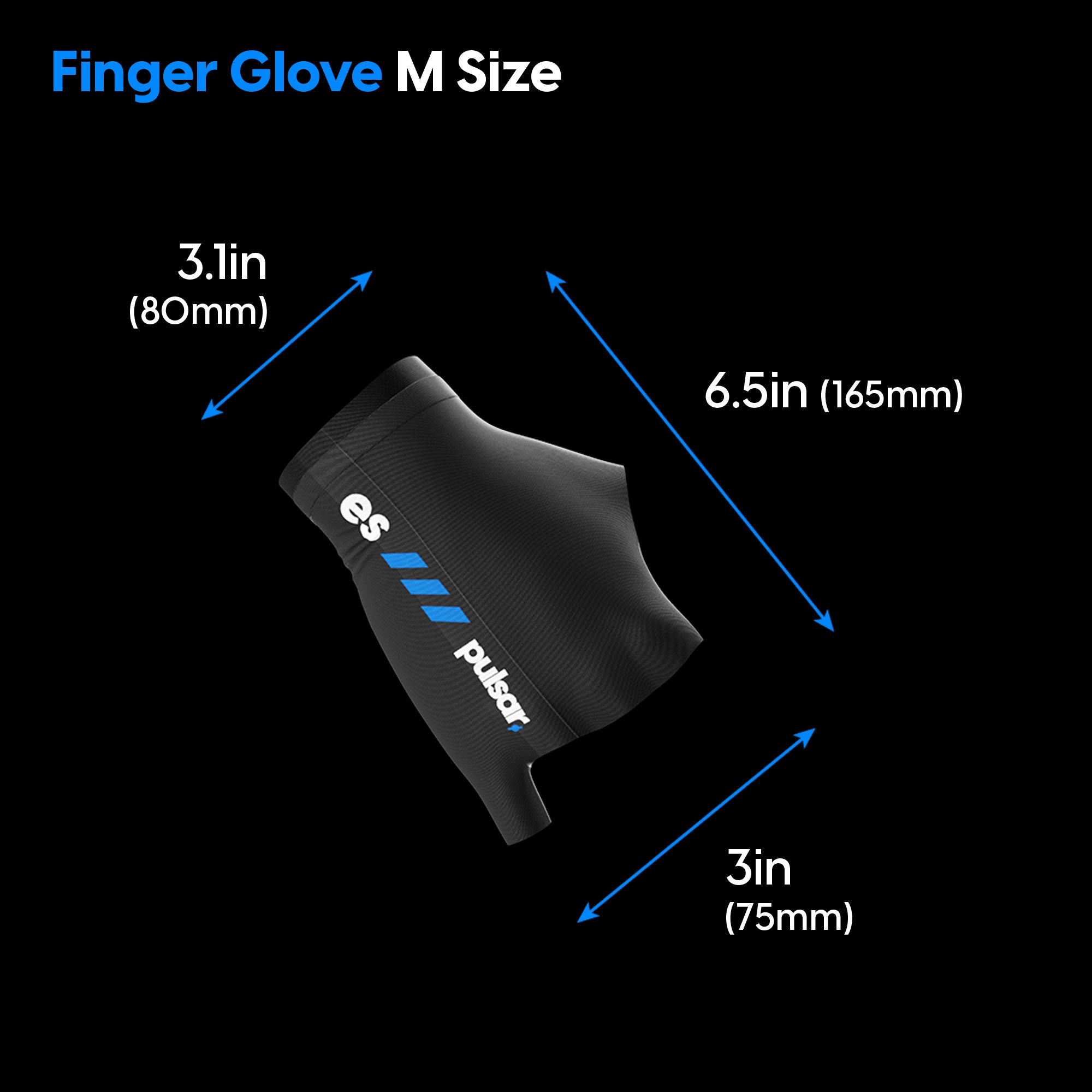 Pulsar eS Arm Sleeve - Fingerless Glove for Gaming, Sports & Outdoor Activities - Breathable Compression Sleeve for Enhanced Performance & Comfort
