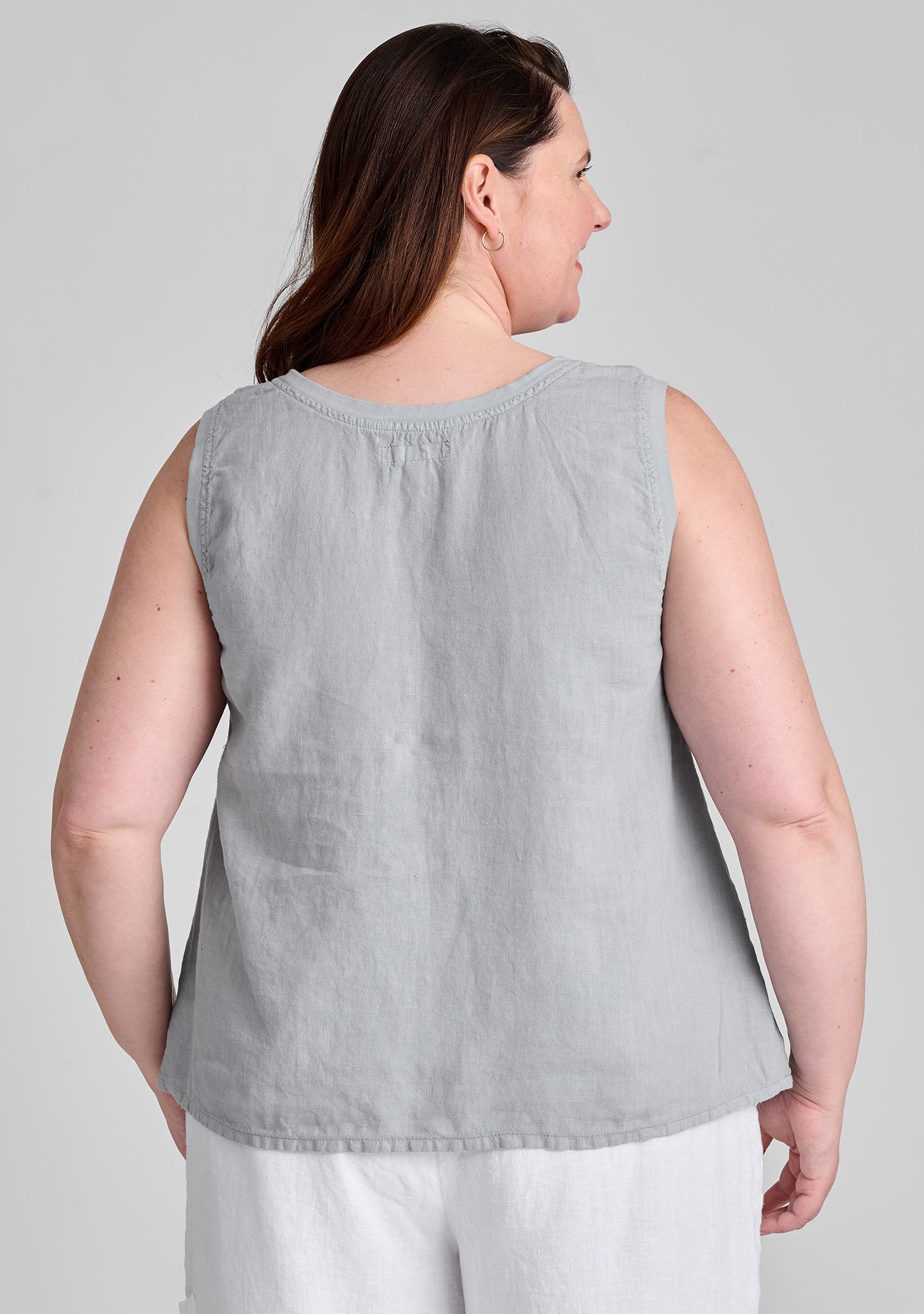 Breathable Linen Tank Top for Women - Comfortable Everyday Casual Wear - Perfect for Summer, Beach, and Layering