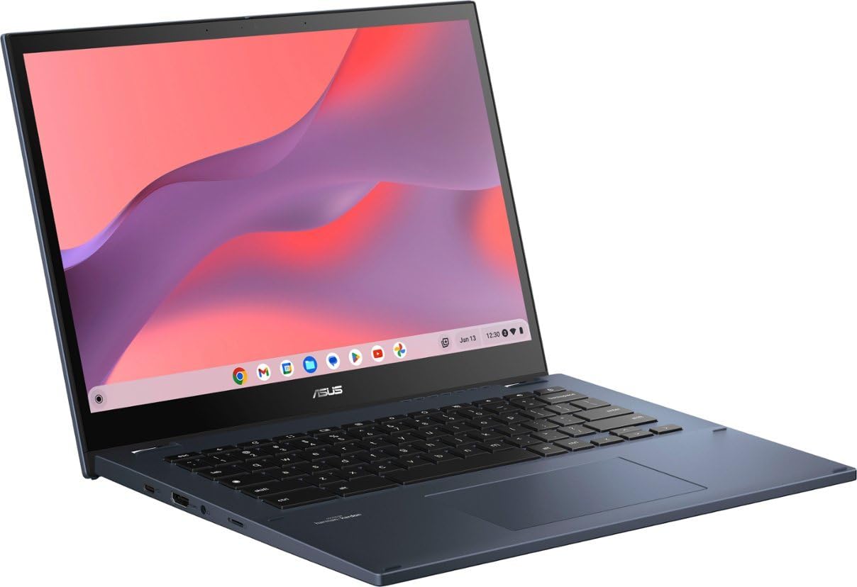 ASUS 2023 Newest Chromebook 2-in-1 Laptop - 14