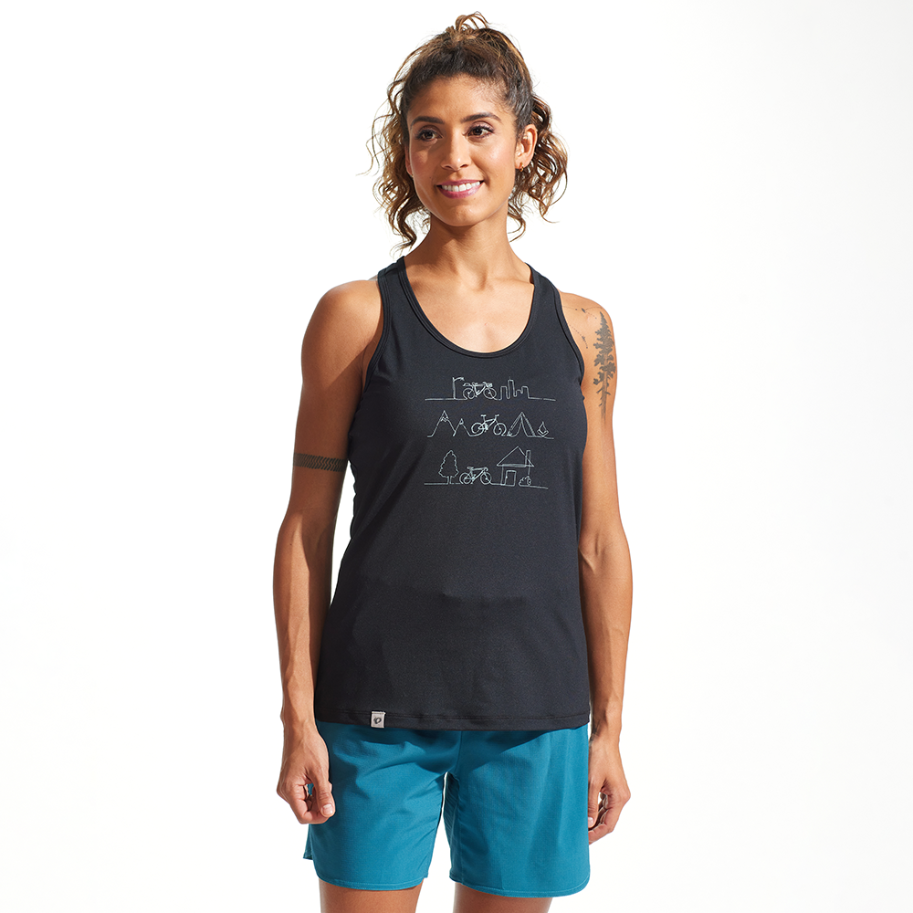 Women's Midland Graphic Tank Top - Stylish Casual Tee for Summer Outfits & Layering | Perfect for Beach, Gym, and Everyday Wear