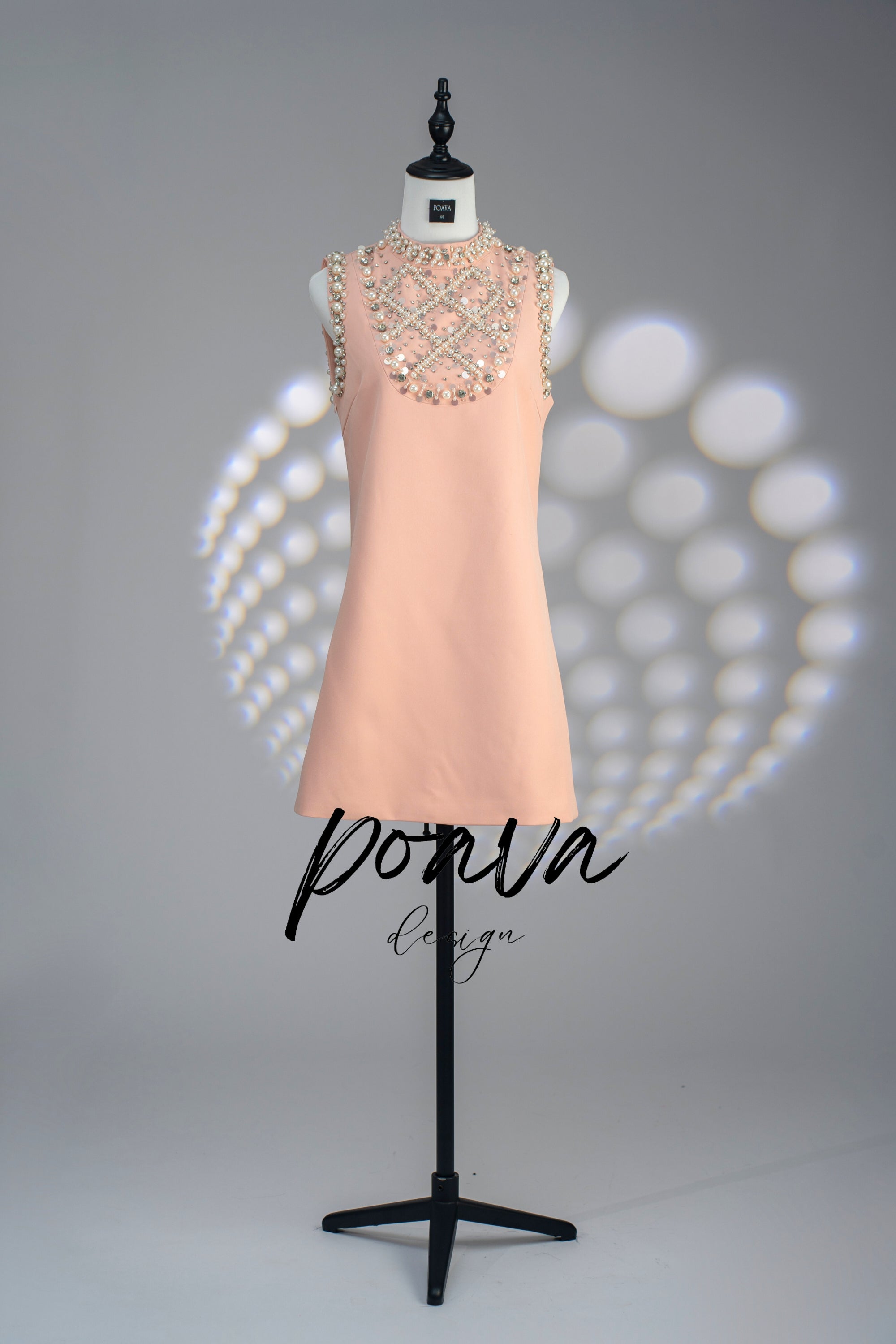 Cesca Embellished Sleeveless Mini Dress - Women's Fashion Party Cocktail Dress for Night Out & Special Occasions