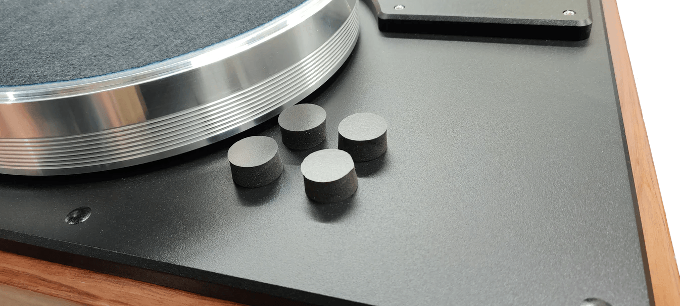 VPI Universal Isolation Feet (4 Pack) - Premium Vibration Dampening Pads for Audio Equipment, Speakers, and Turntables - Reduce Noise and Enhance Sound Quality for Home and Studio Use