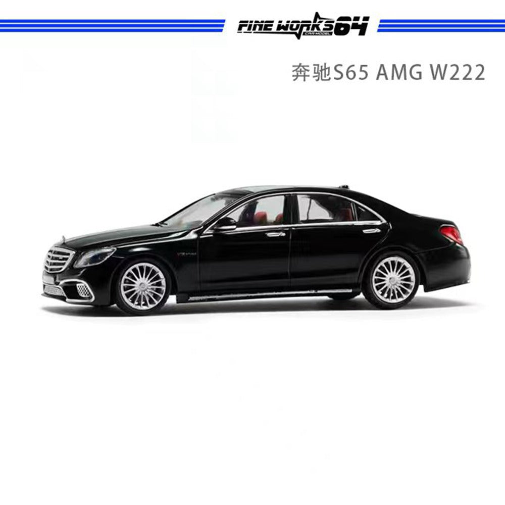 1:64 Mercedes Benz S65 AMG W222 Diecast Model Car - Limited Edition Collectible Toy for Adults & Kids - Perfect for Display, Gifts, and Car Enthusiast Collections