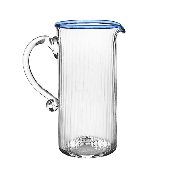 Juliska Nell Pitcher - Elegant Glass Pitcher for Iced Tea, Lemonade & Cocktails | Perfect for Entertaining, Parties & Outdoor Gatherings
