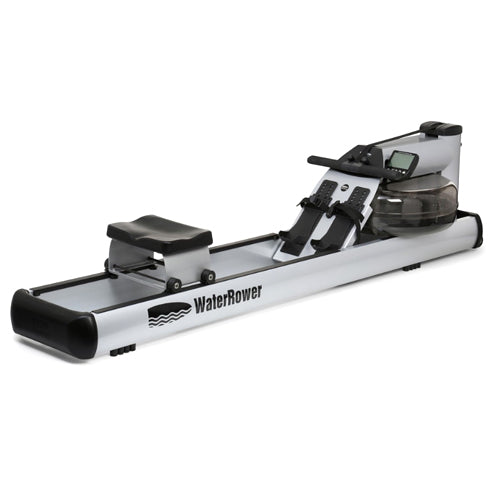 WaterRower M1 LoRise Rowing Machine - Premium Home Fitness Equipment for Full Body Workout | Perfect for Small Spaces, Cardio Training & Low-Impact Exercise