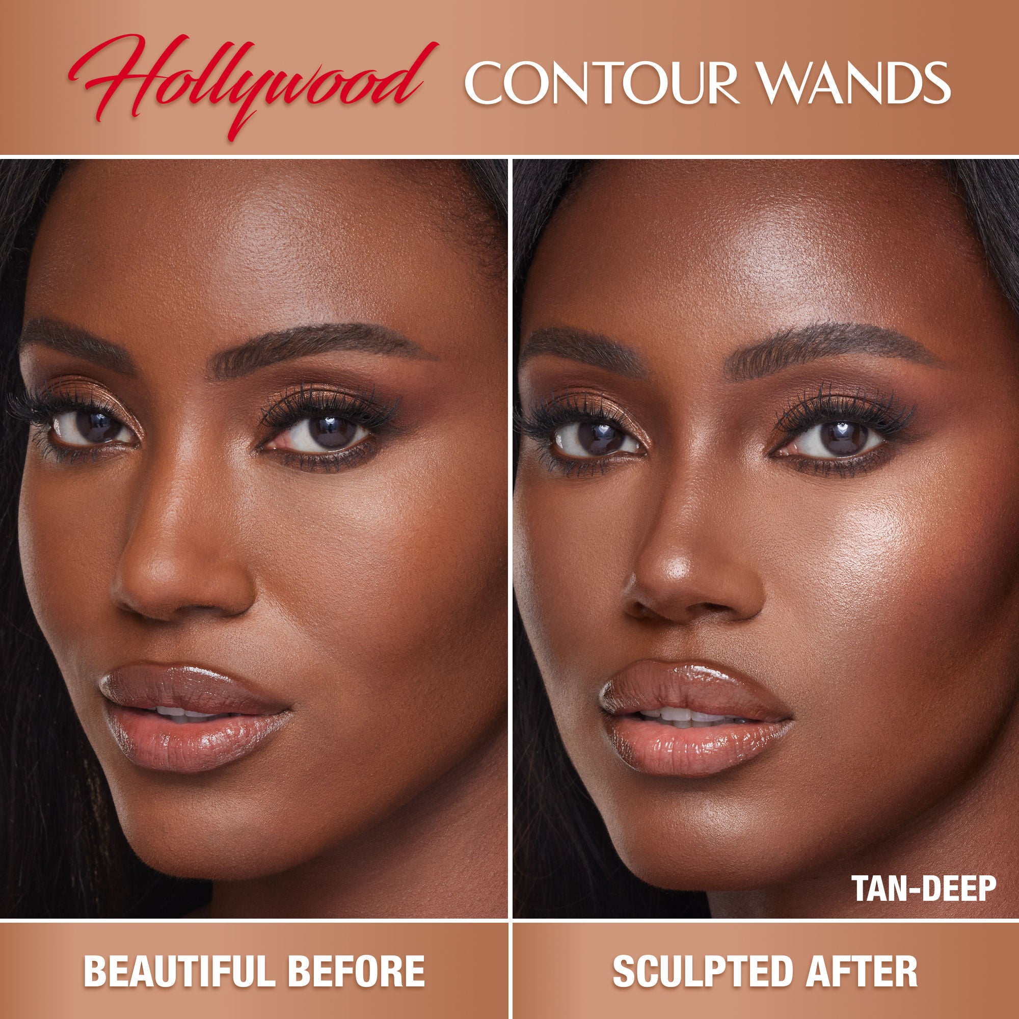 Hollywood Contour Wand - Professional Makeup Contouring Stick for Face Sculpting & Highlighting | Perfect for Everyday Makeup & Special Occasions