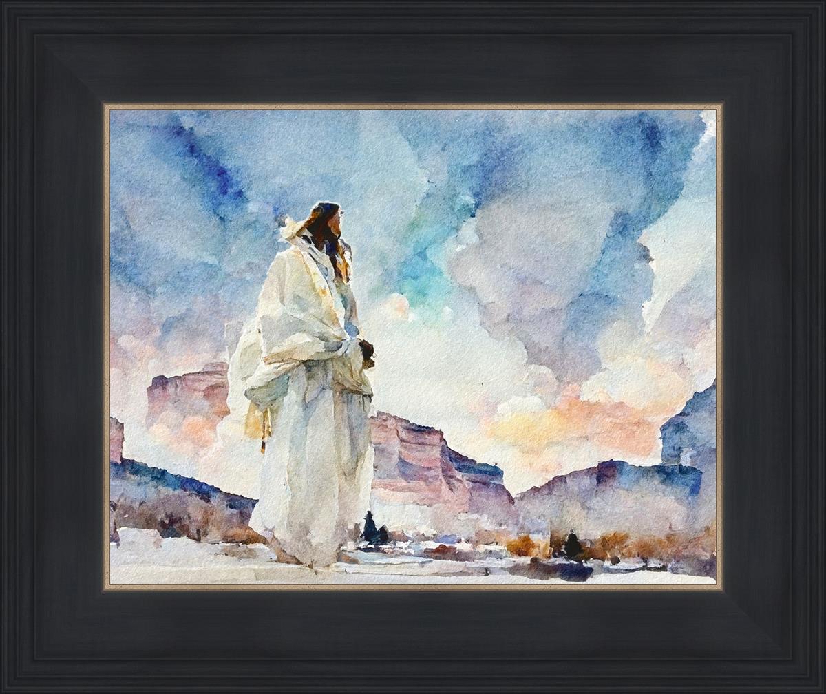 Into The Desert By Alex Kovych - Stunning Desert Landscape Art Print for Home & Office Decor | Perfect for Living Rooms, Bedrooms & Workspaces