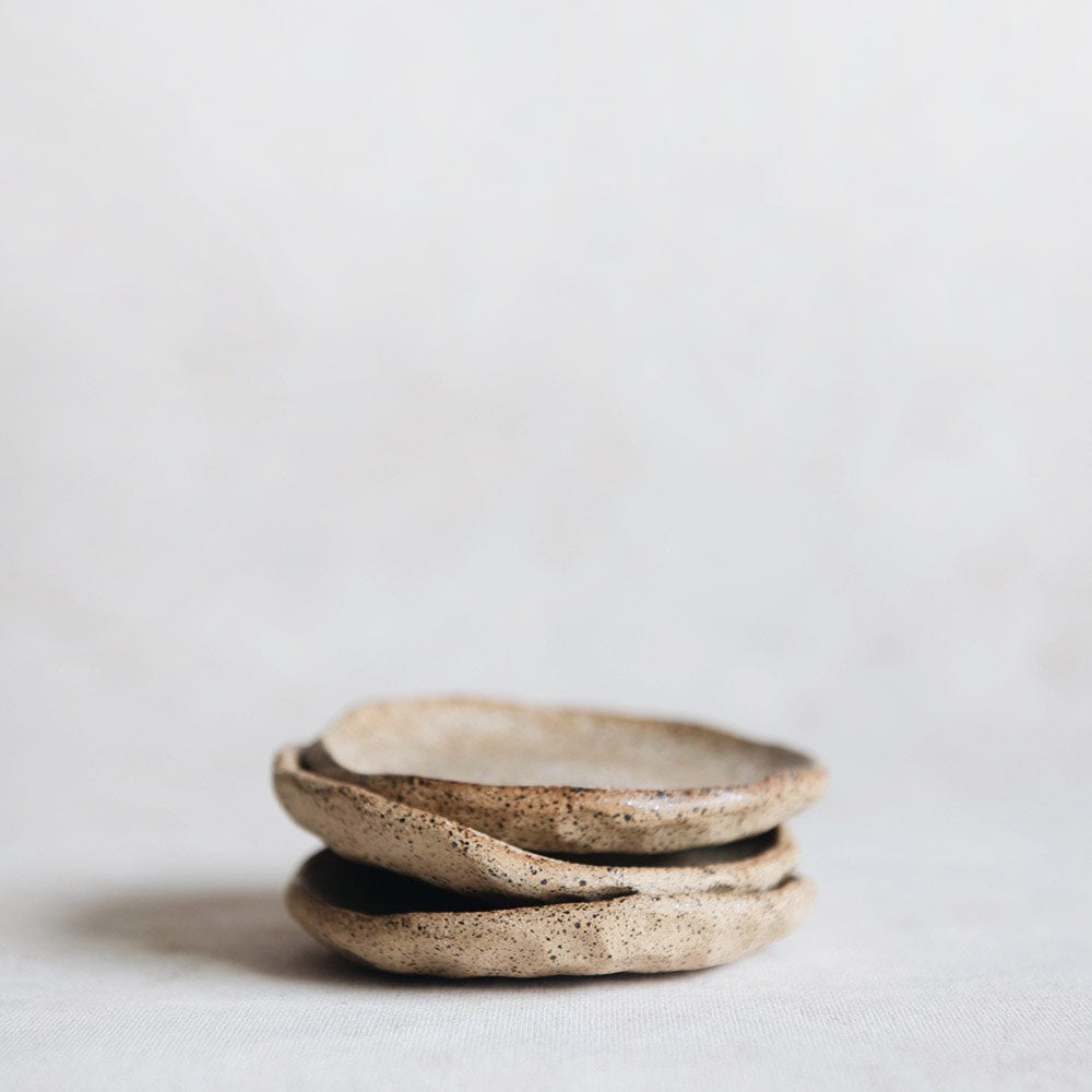 Speckled Ceramic Dish - Handmade Stoneware Plate for Serving, Dining & Decor | Perfect for Restaurants, Home Kitchen & Gift Giving