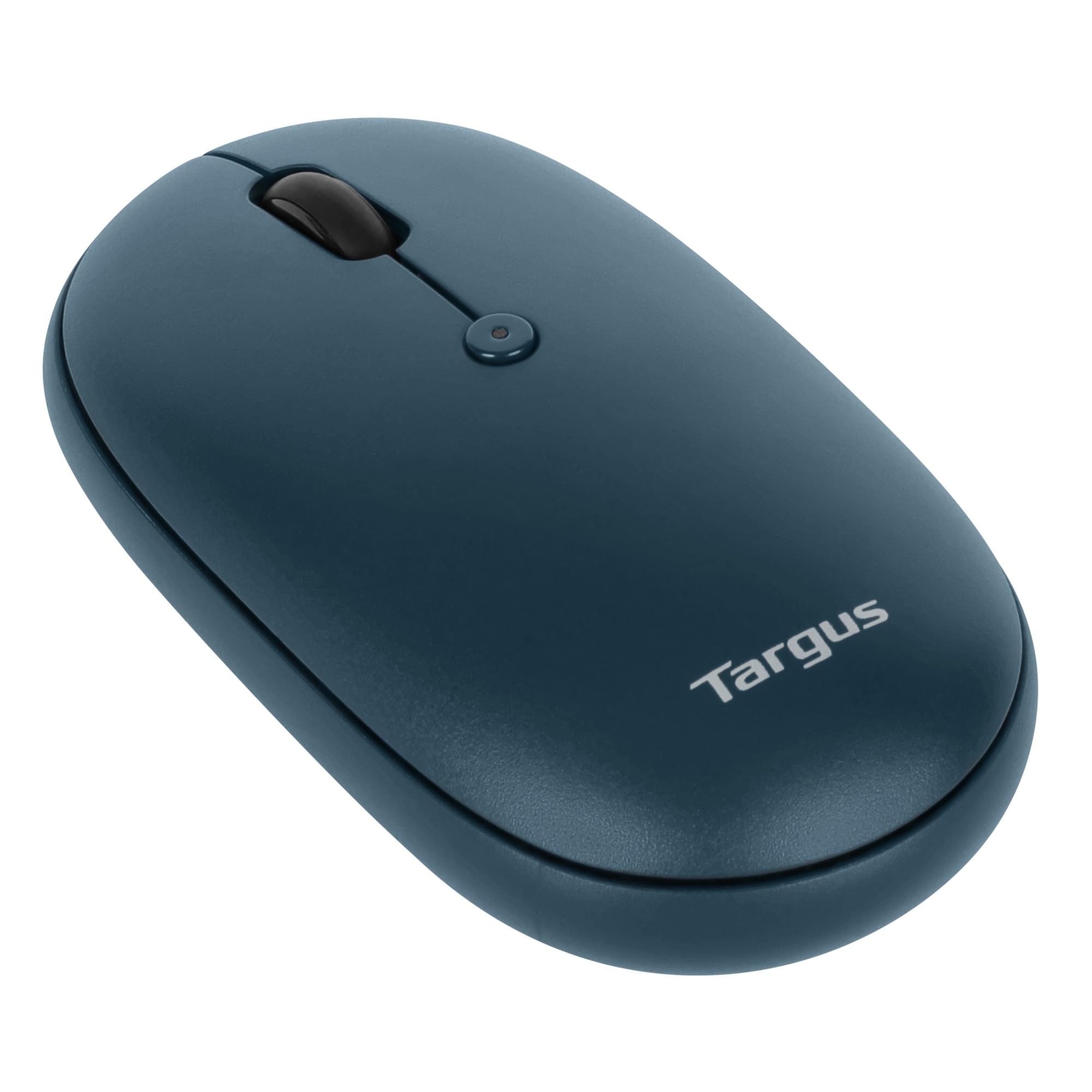 Targus PMB58102GL Ambidextrous Wireless Bluetooth Mouse for PC, Mac, Laptop & Desktop - Multi-Device Connectivity, Ergonomic Design - Perfect for Office Work, Home Computing & Travel (Blue)