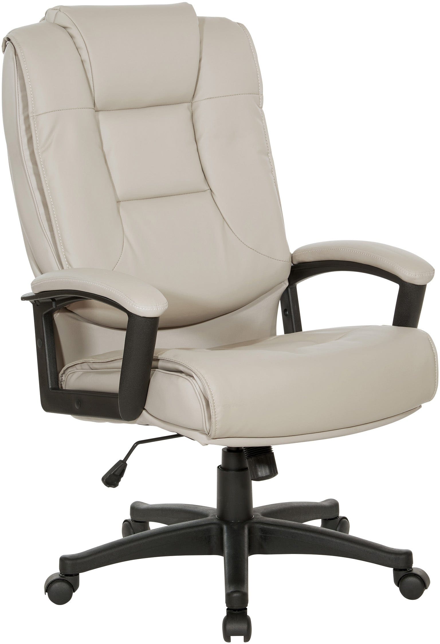 Office Star High Back Bonded Leather Executive Chair [EC5162] - Ergonomic Desk Chair for Home Office & Business, Comfortable Computer Chair for Long Hours Work