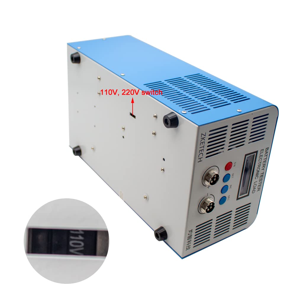 iDili BC-A40L 40A Large Current Lithium Battery Tester - 5V Charge Discharge Capacity Analyzer, 110V AC Power for LiFePO4/Li-ion Battery Cycling Test | Perfect for EV, Solar Storage & RC Battery Maintenance