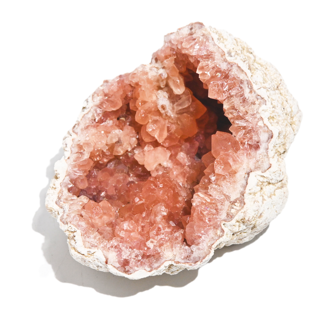 Natural Pink Amethyst Geode Crystal Cluster - Healing Stone for Home Decor, Meditation & Spiritual Gifts | Perfect for Office Desk, Yoga Space & Energy Healing