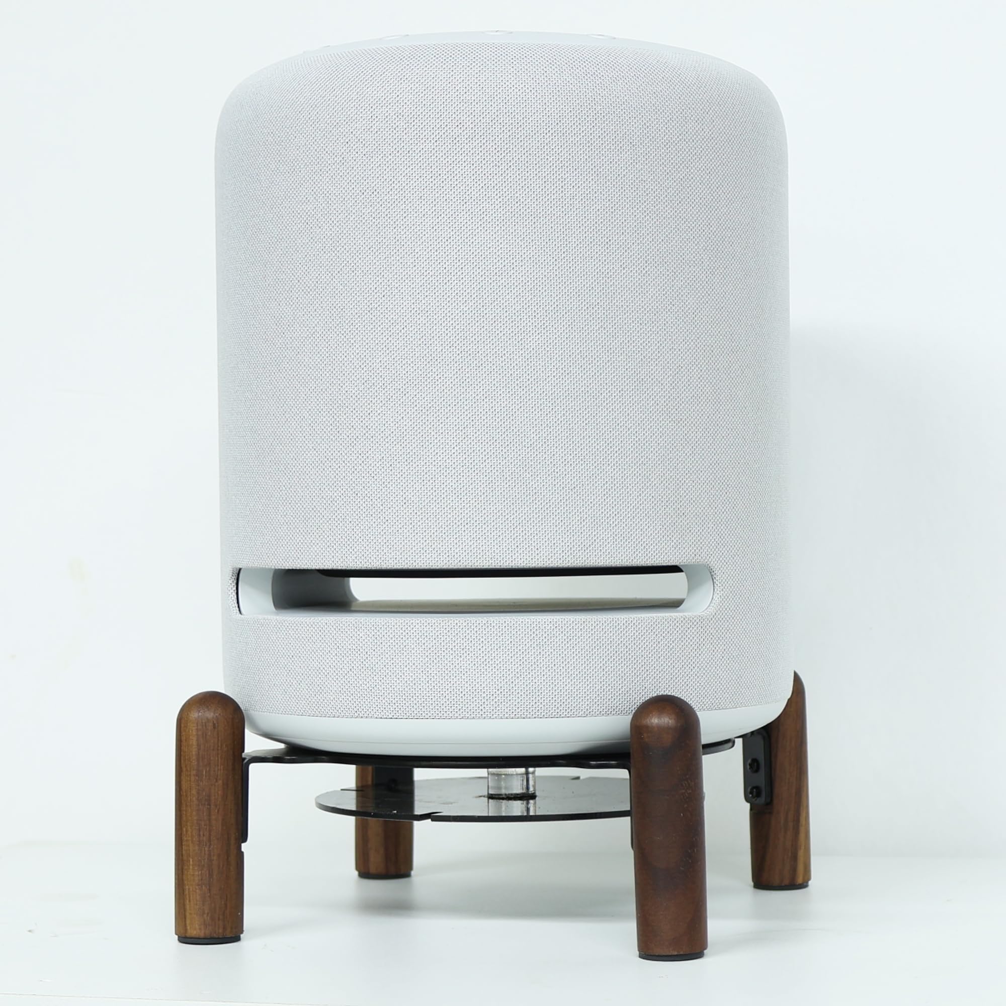 Premium Wooden Desk Stand for Echo Studio & Smart Speakers - Perfect for Home Office, Living Room & Bedroom Audio Setup