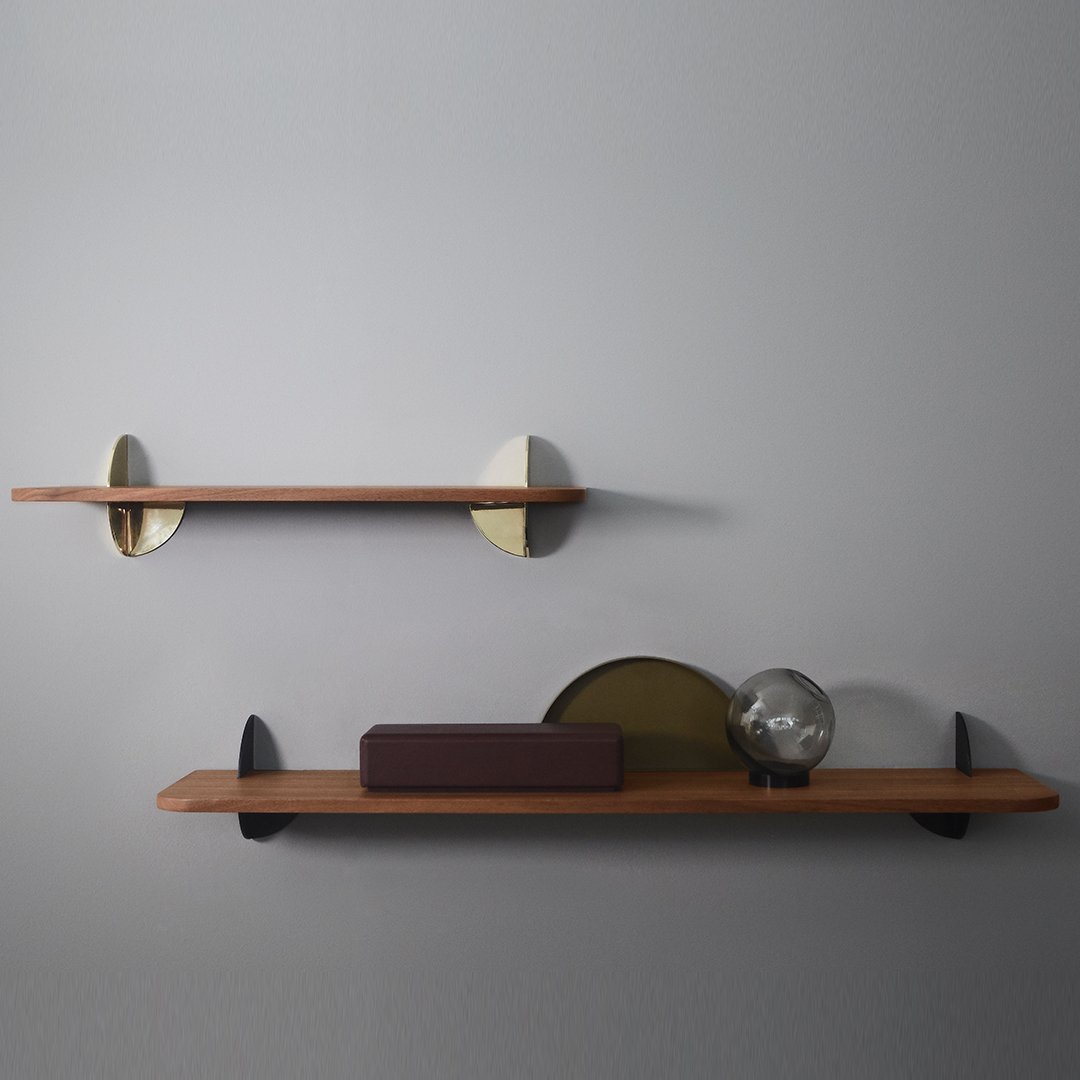 Aedes Shelf - Modern Floating Wall Shelf for Home & Office Decor - Perfect for Living Room, Bedroom, Bathroom Storage and Display