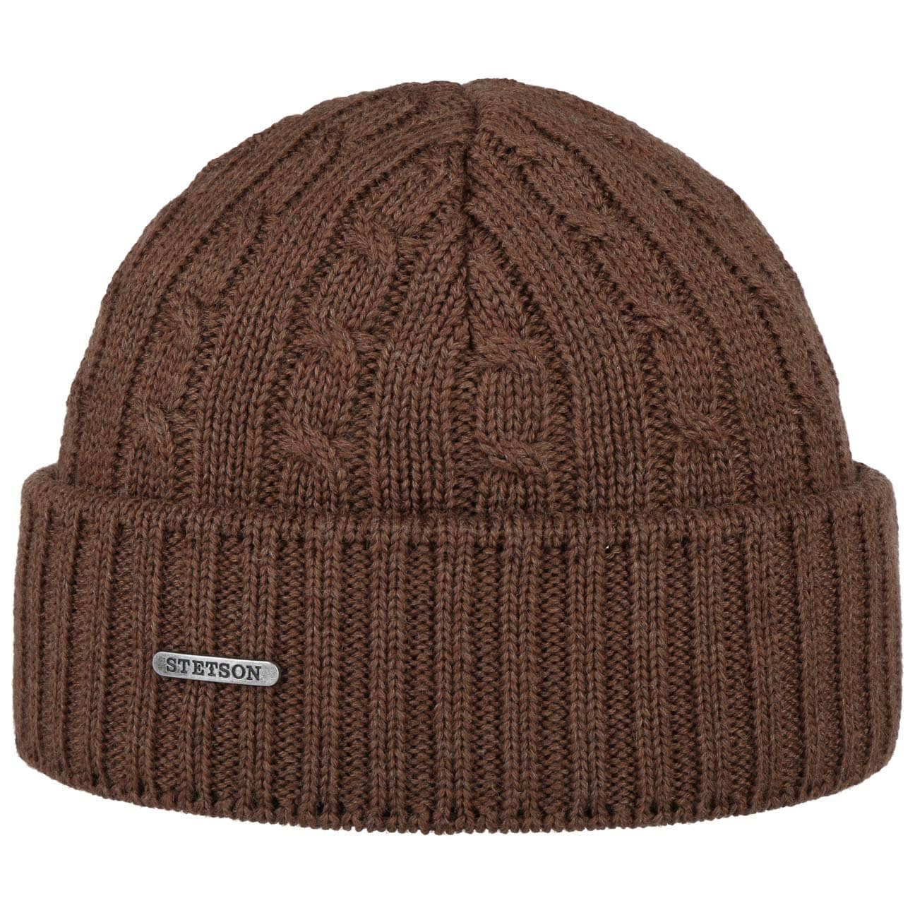 Stetson Georgia Wool Knit Hat with Cuff - Warm Winter Beanie for Men & Women - Perfect for Skiing, Snowboarding & Outdoor Activities