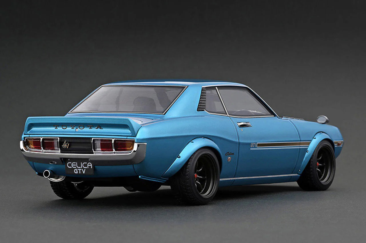 1:18 Scale Toyota Celica 1600GTV (TA22) Diecast Model Car - Light Blue Collectible for Car Enthusiasts | Perfect for Display, Gifts, and Toy Car Collections