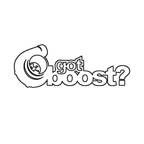 EW Designs Turbo Got Boost Vinyl Decal Sticker - 5