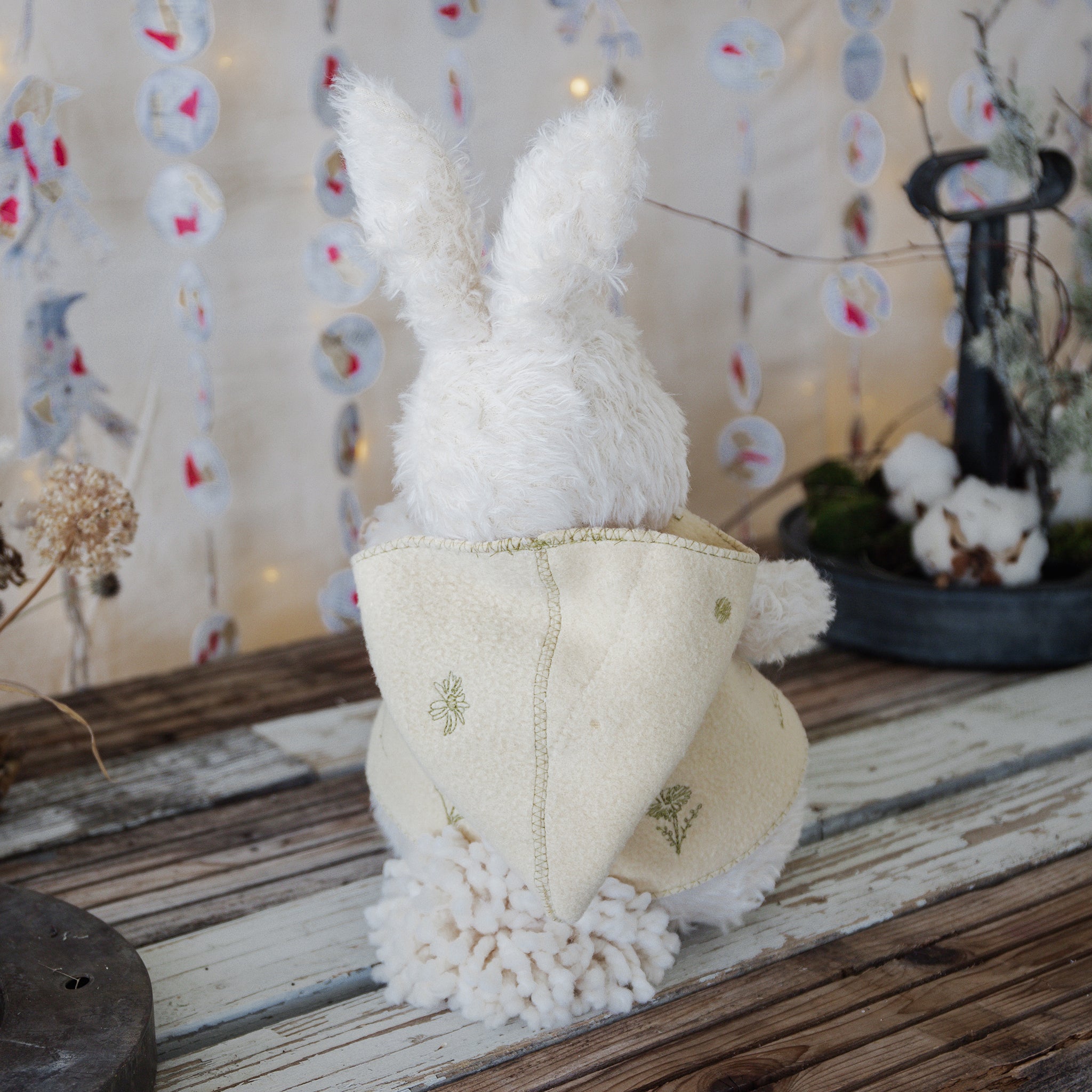 Handmade Hope Hare Figurine - Unique Handcrafted Home Decor for Easter, Spring & Gift Giving - Perfect for Shelf Display, Table Centerpiece & Holiday Decorations