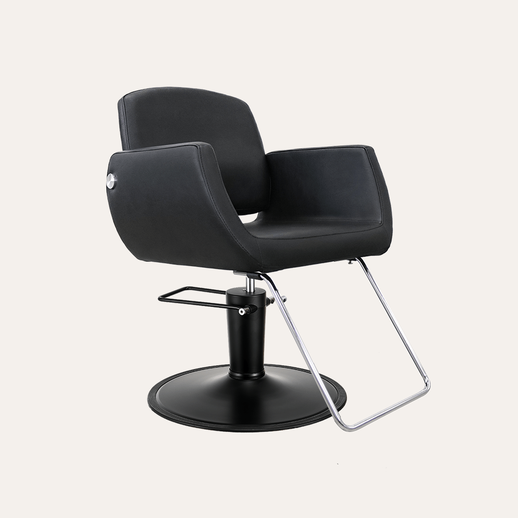 Professional Denver Salon Chair for Hair Styling & Barbering - Heavy Duty Hydraulic Beauty Salon Chair with Adjustable Height & Swivel Base - Perfect for Hair Salons, Barber Shops & Home Use