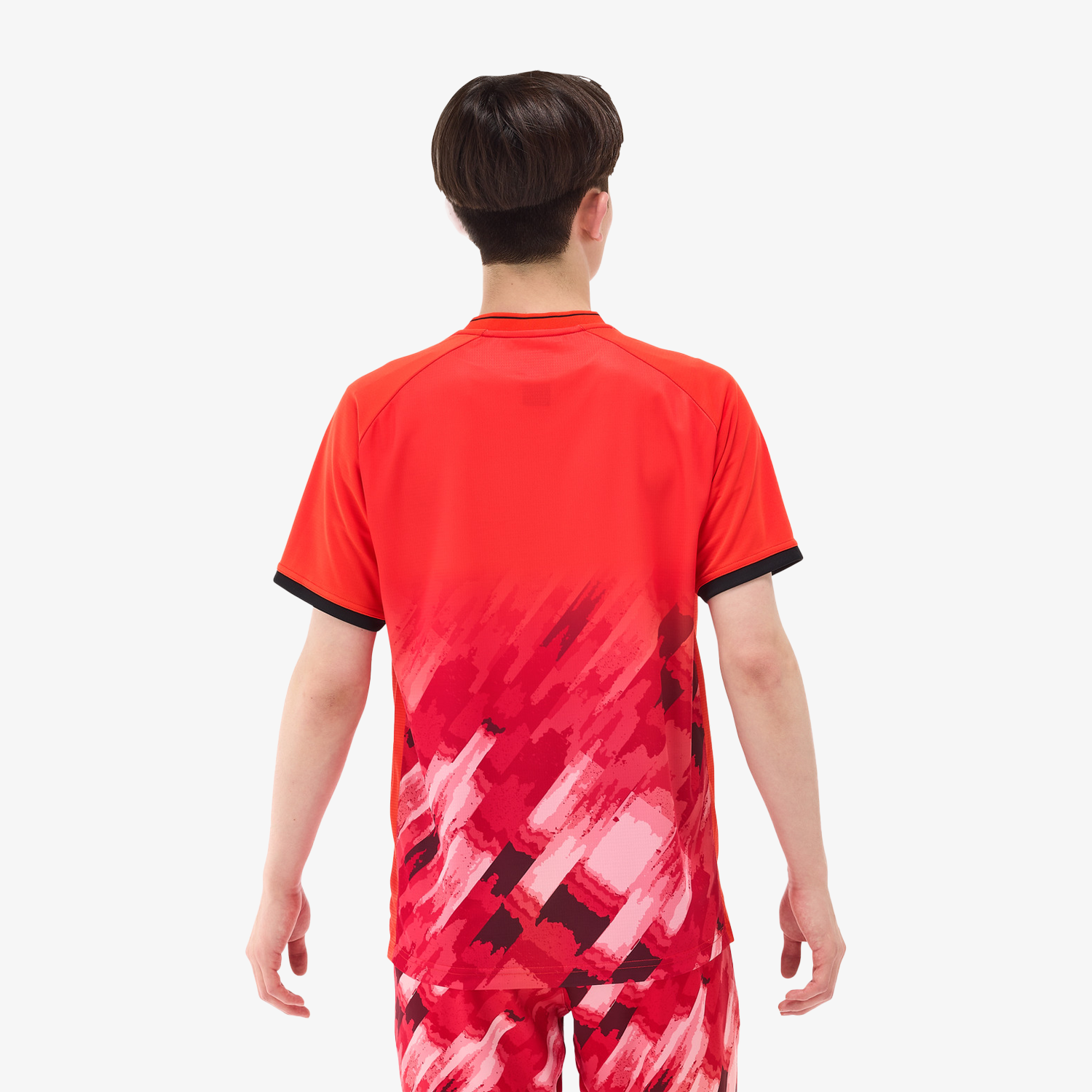 Yonex Men's Game Tennis Shirt 10581 - Flash Orange | Moisture-Wicking Performance Top for Casual & Competitive Play