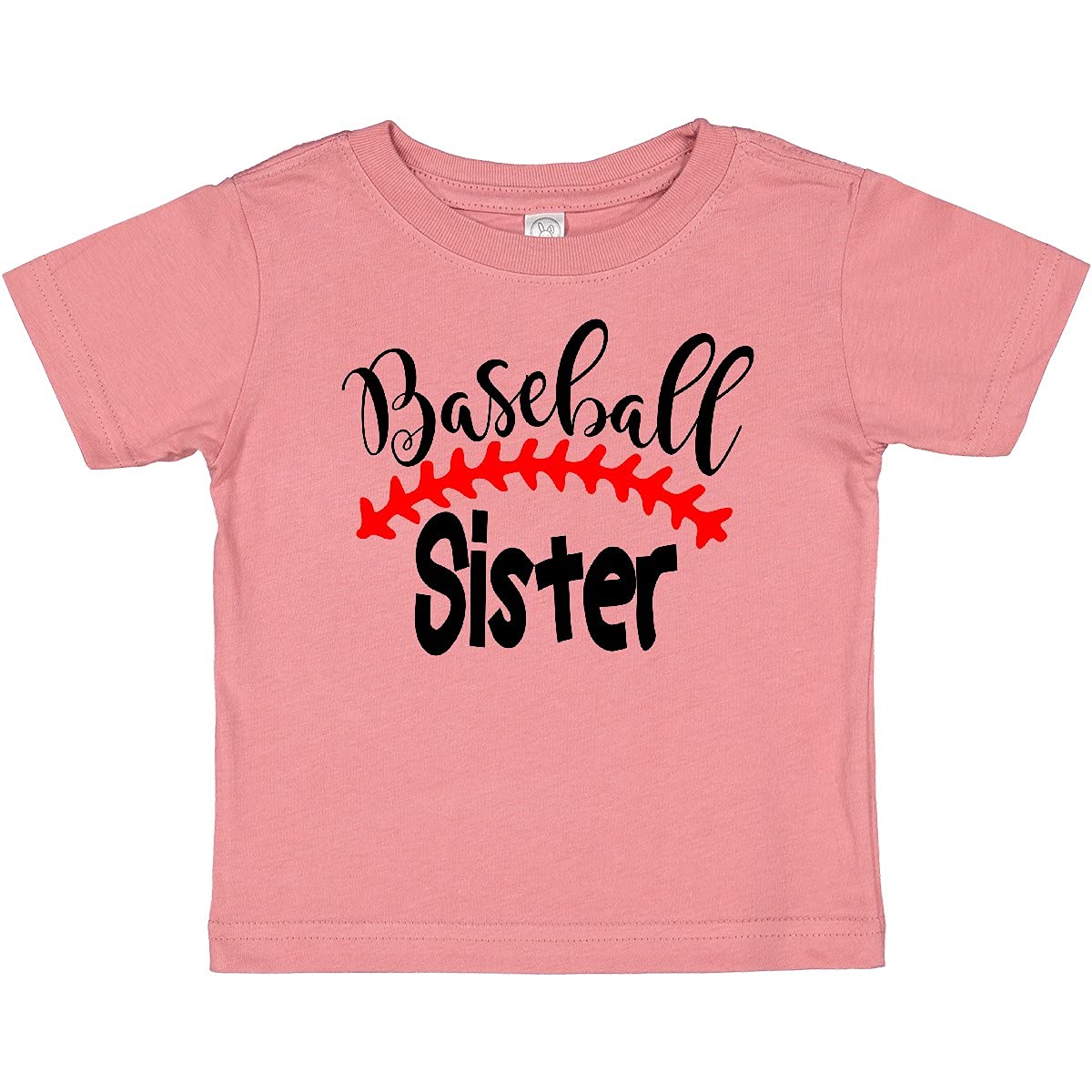 Inktastic Baseball Sister Toddler T-Shirt - Cute Matching Sibling Outfit for Game Day & Family Photos