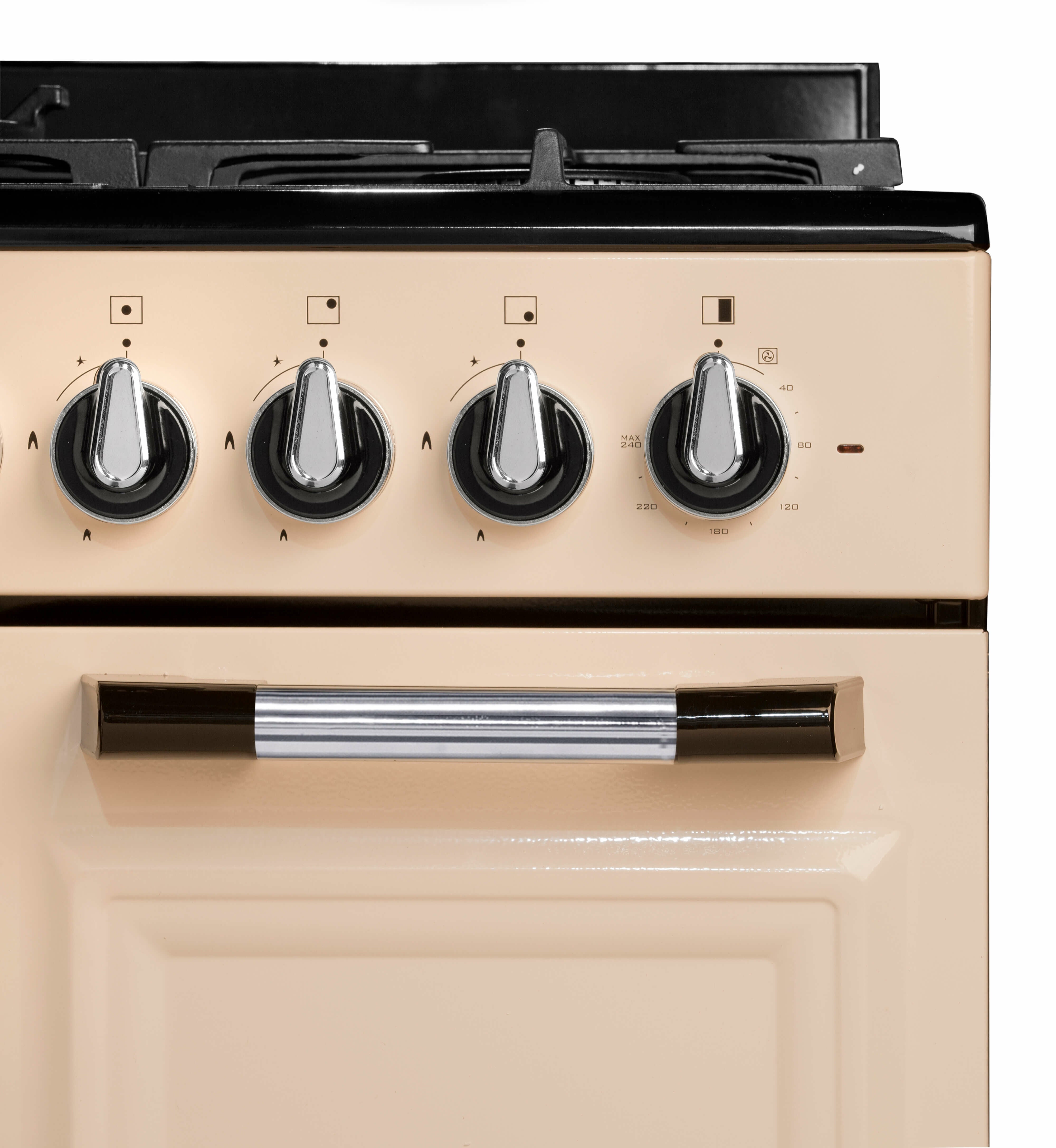 Artusi 90cm Dual Fuel Freestanding Oven & Stove AFGR935CR - Professional Gas Cooktop & Electric Oven for Home Kitchen, Perfect for Baking, Roasting and Family Cooking