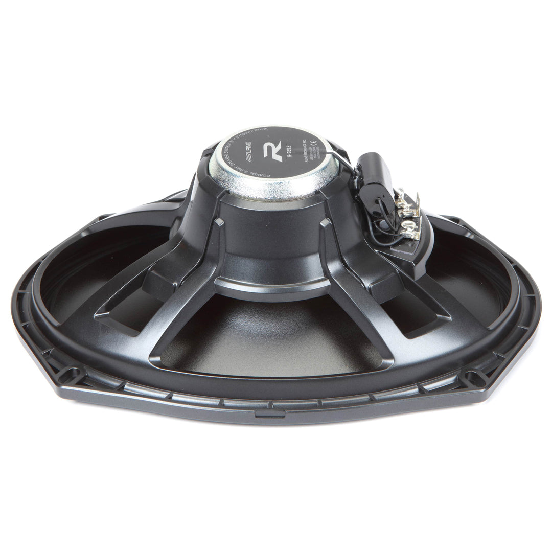 Alpine R-S69.2 R Series 6x9 Inch 2-Way Coaxial Car Speakers - 300W Peak Power, High-Performance Audio for Cars, Trucks & SUVs - Perfect for Upgrading Factory Sound System or Custom Car Audio Setup