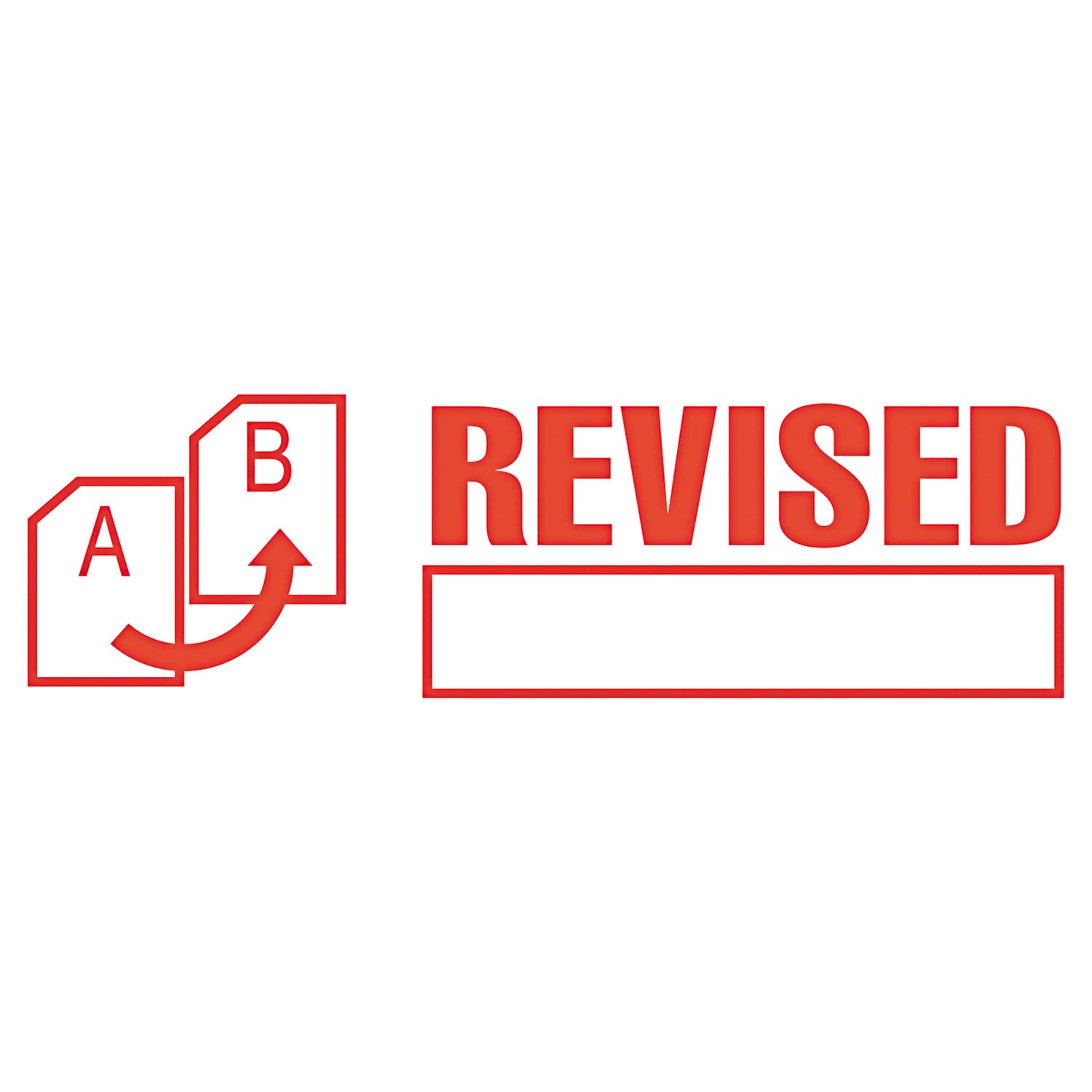 ACCUSTAMP2® Pre-Inked Shutter Stamp - Red, 1.63