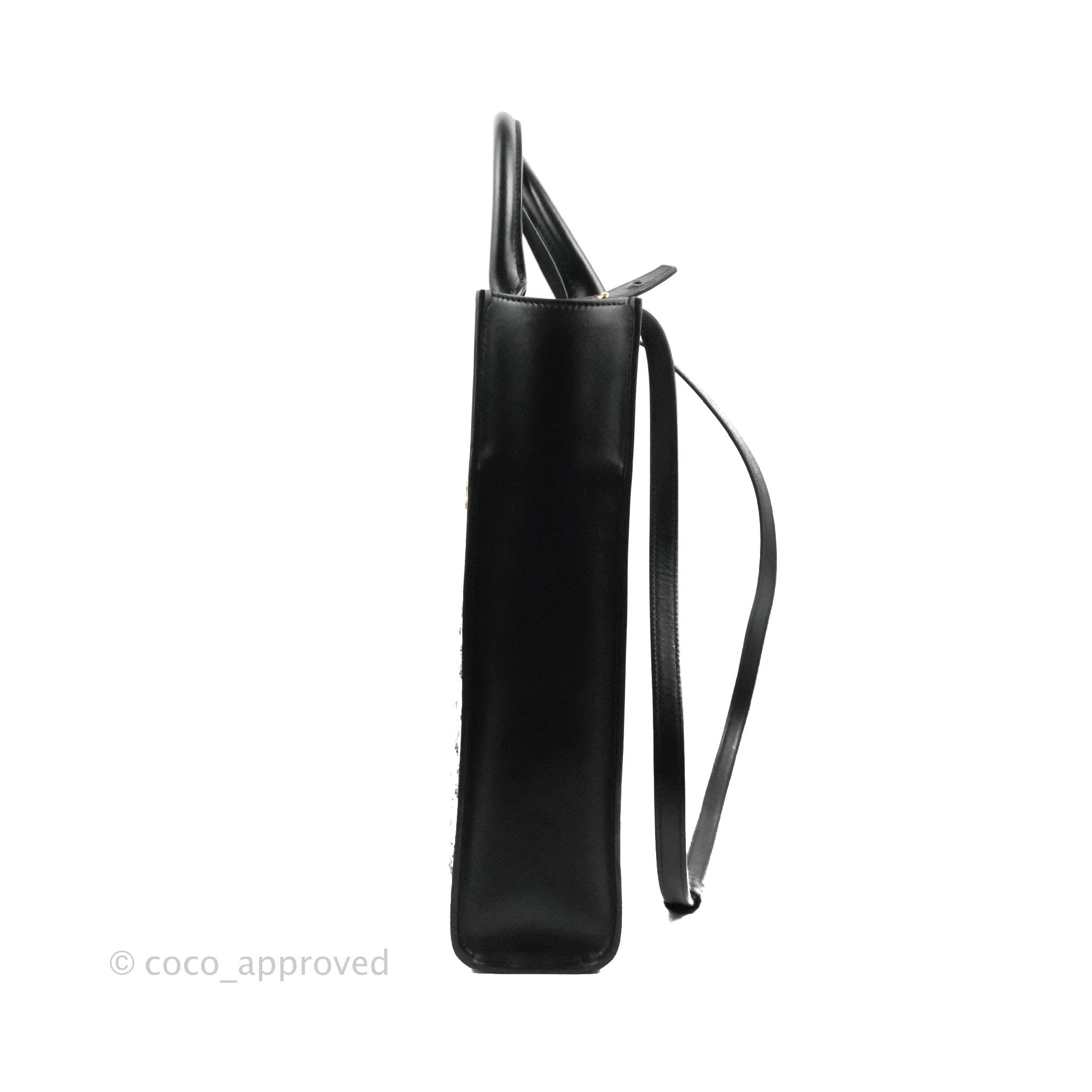 Celine Small Cabas Vertical Tote Bag with Triomphe Embroidery in Black Textile - Perfect for Work, Travel & Everyday Luxury Fashion Accessory