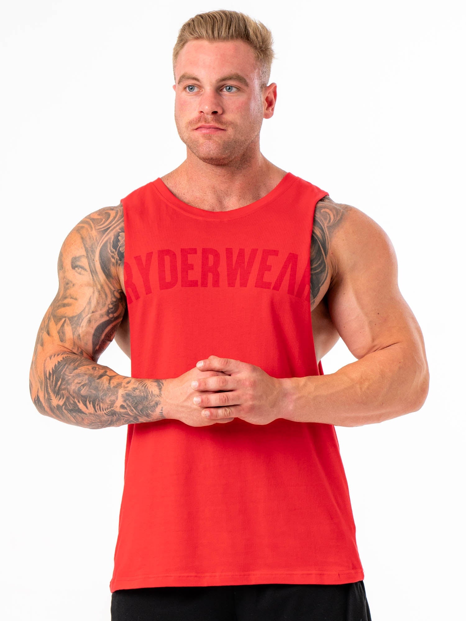 Baller Tank Top for Women - Stylish Red Sleeveless Shirt for Workout, Gym, Yoga & Casual Wear