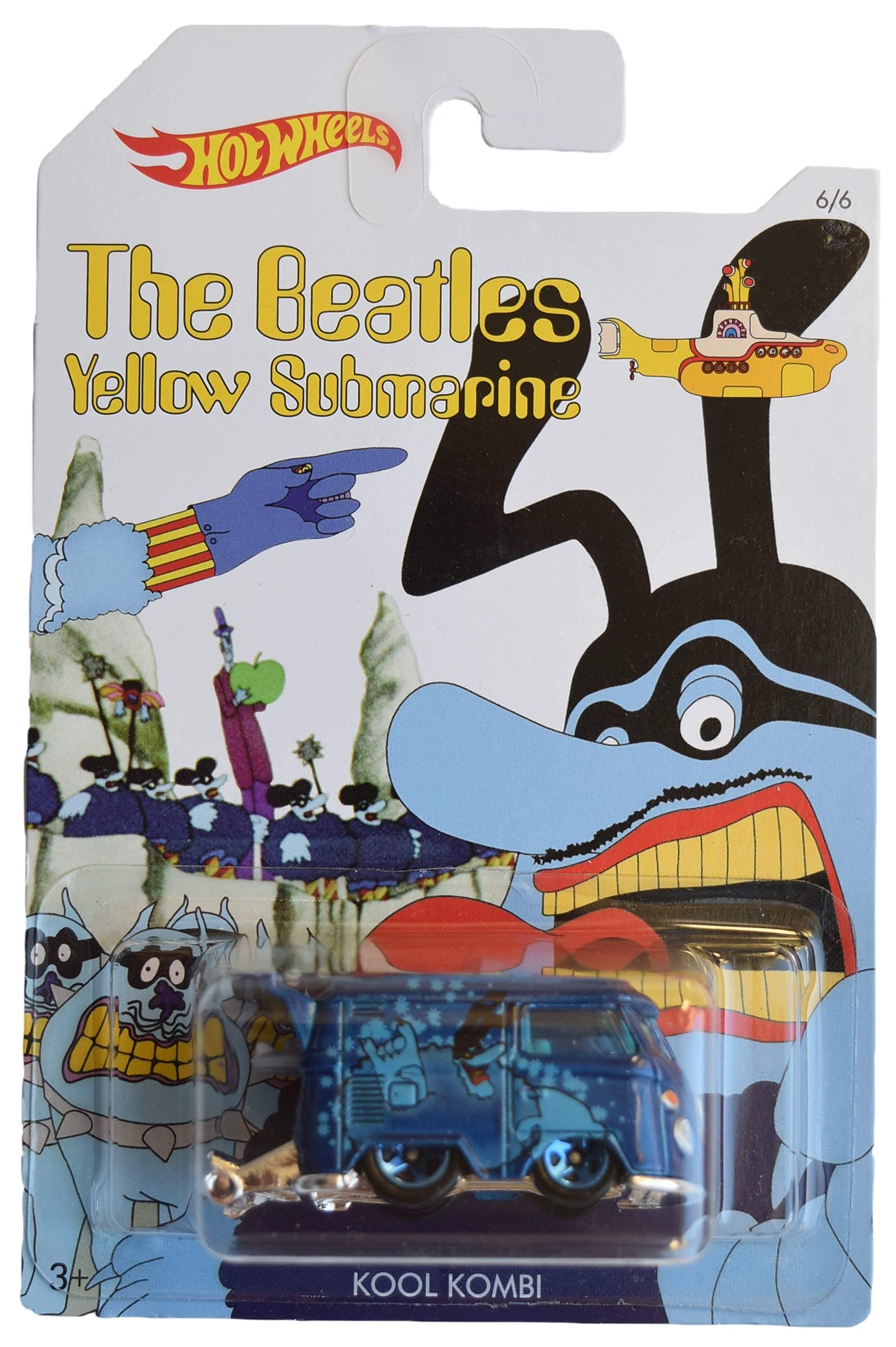 Hot Wheels Kool Kombi Diecast Car - The Beatles Limited Edition Blue Collectible Toy for Kids & Adults | Perfect for Display, Gifts, and Play Scenes