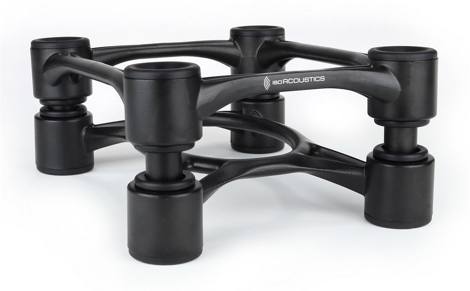 Isoacoustics Aperta Sculpted Aluminum Acoustic Isolation Stands - Premium Studio Monitor Isolation Pads (Pair) for Home & Professional Audio Setup