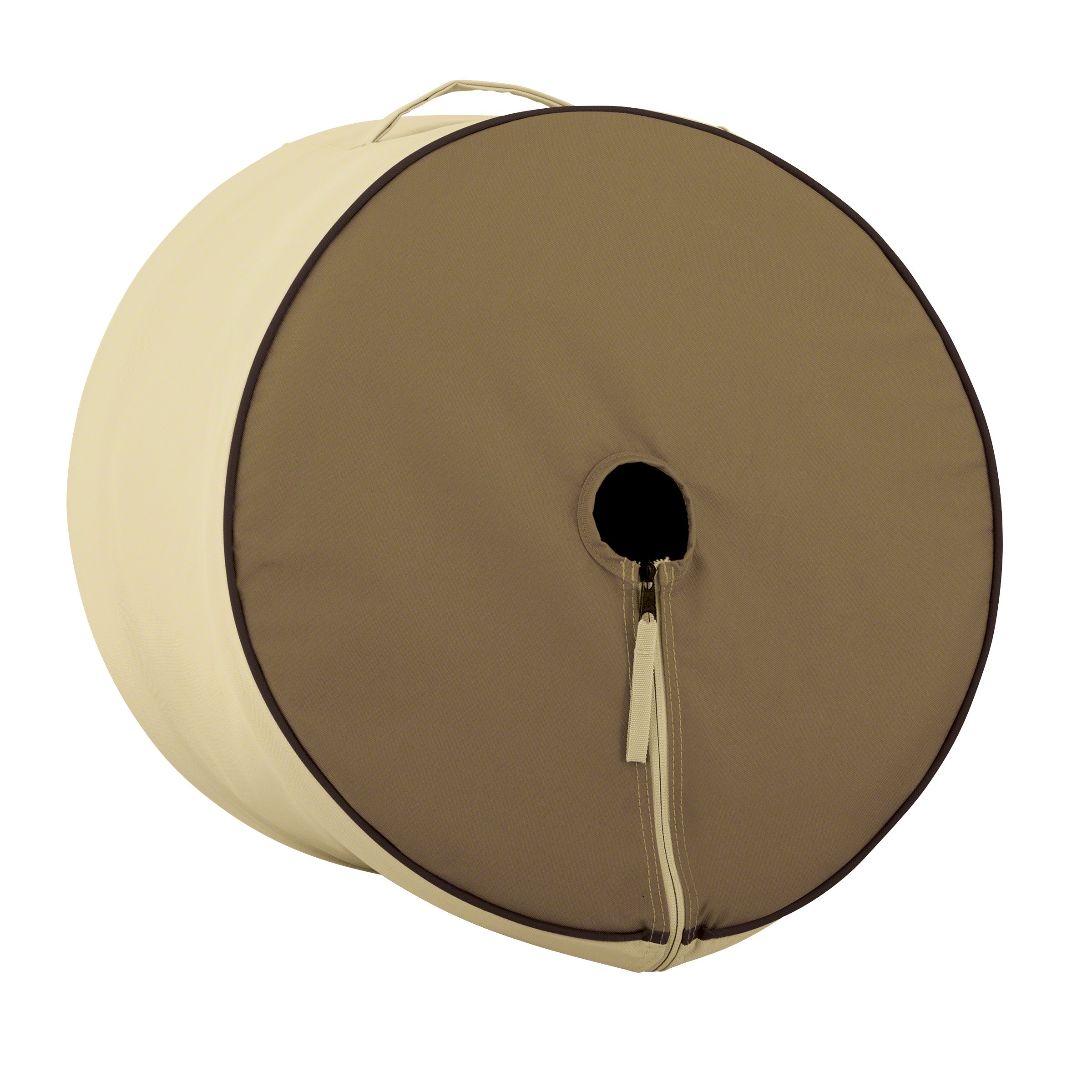 Classic Accessories Veranda Patio Free Standing Portable Garden Hose Reel Cover - Waterproof Outdoor Protection for Yard, Lawn & Garden Storage - Perfect for Patio, Deck & Backyard Organization