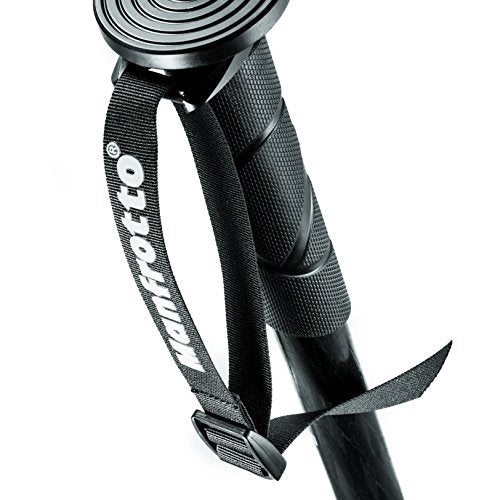 Manfrotto Compact Aluminum Monopod with Quick Release Plate - Lightweight & Adjustable Camera Stand for DSLR, Mirrorless, and Video Cameras - Perfect for Travel, Sports, and Event Photography