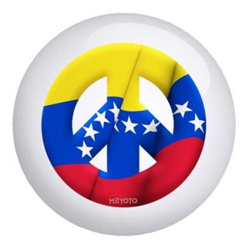 Meyoto Venezuela Flag Bowling Ball - Professional Performance for Bowlers | Perfect for Tournaments, League Play & Gift Giving