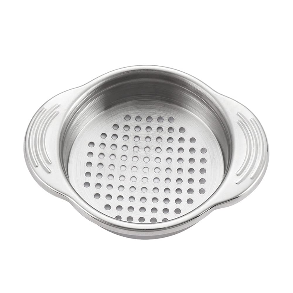 Premium Stainless Steel Tuna Strainer - Food-Grade Canning Colander for Regular & Wide-Neck Cans | Perfect for Draining Oil & Water from Tuna, Salmon & Sardines | Ideal for Kitchen, Camping & Meal Prep