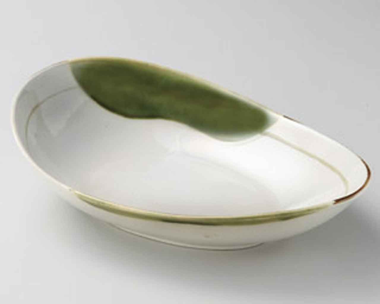 Premium Oribe 6.1-inch Grey Porcelain Plates Set of 2 - Handcrafted in Japan - Elegant Dinnerware for Fine Dining & Home Decor