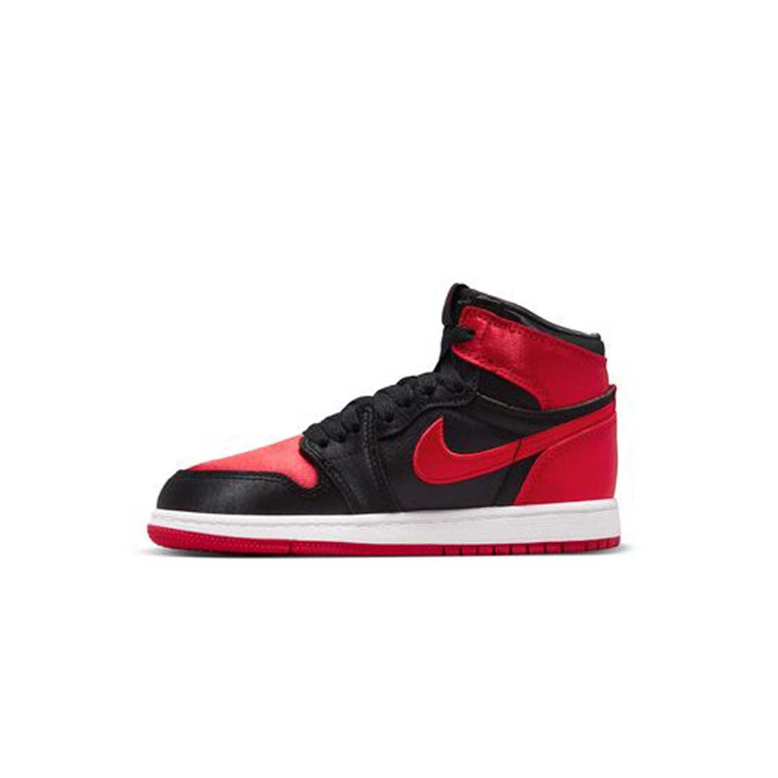 Air Jordan 1 Retro High OG 'Satin Bred' Kids Basketball Shoes - Premium Quality Sneakers for Boys & Girls - Perfect for School, Sports & Casual Wear