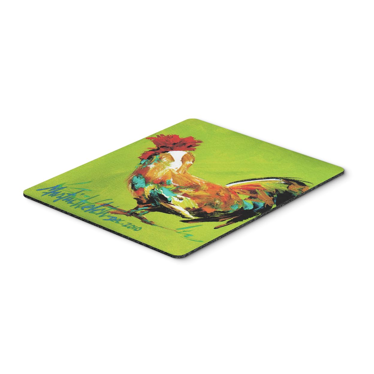 Caroline's Treasures MW1192MP Cockatoo Rooster Mouse Pad - Large Washable Non-Slip Desk Mat for Home Office, Gaming & Computer Work | Heat-Resistant Hot Pad & Trivet for Kitchen Use | Cute Bird Design Home Decor