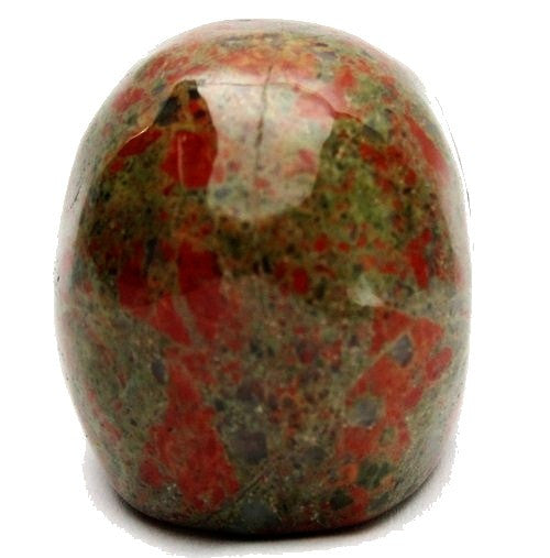 Natural Unakite Crystal Skull Carving for Psychic Communication & Meditation - Healing Stone for Spiritual Growth & Energy Work