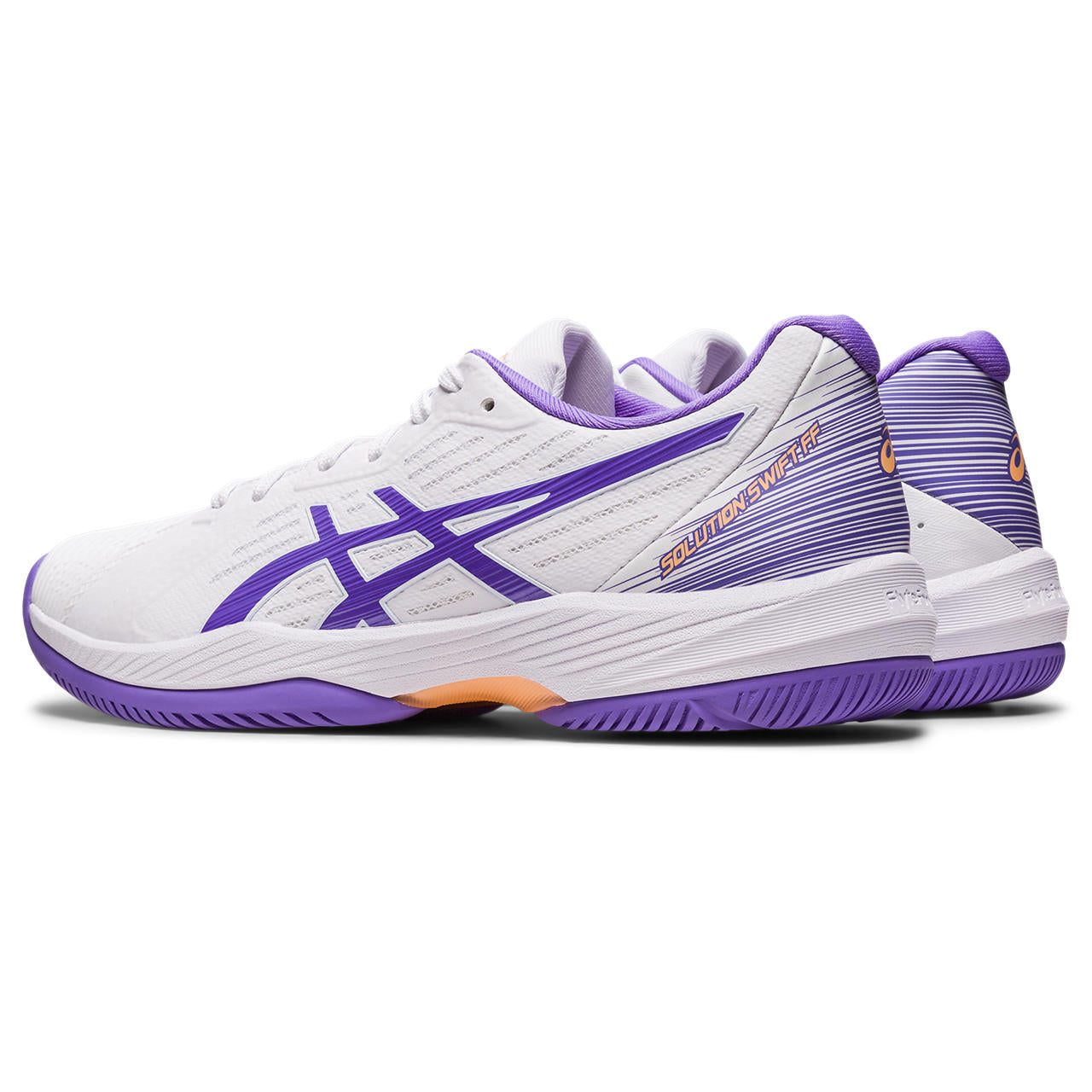 ASICS Solution Swift FF Women's Tennis Shoes - Lightweight Performance Court Shoes for Women (White/Purple) | Perfect for Competitive Matches & Training Sessions