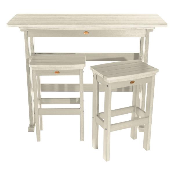 Lehigh 3-Piece Bar Height Balcony Patio Set - Outdoor Bistro Furniture for Small Spaces, Balconies & Decks
