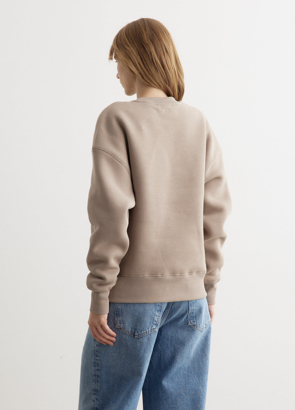 ADC Light Taupe Sweatshirt for Women - Cozy Pullover Hoodie for Casual Wear, Lounge & Outdoor Activities
