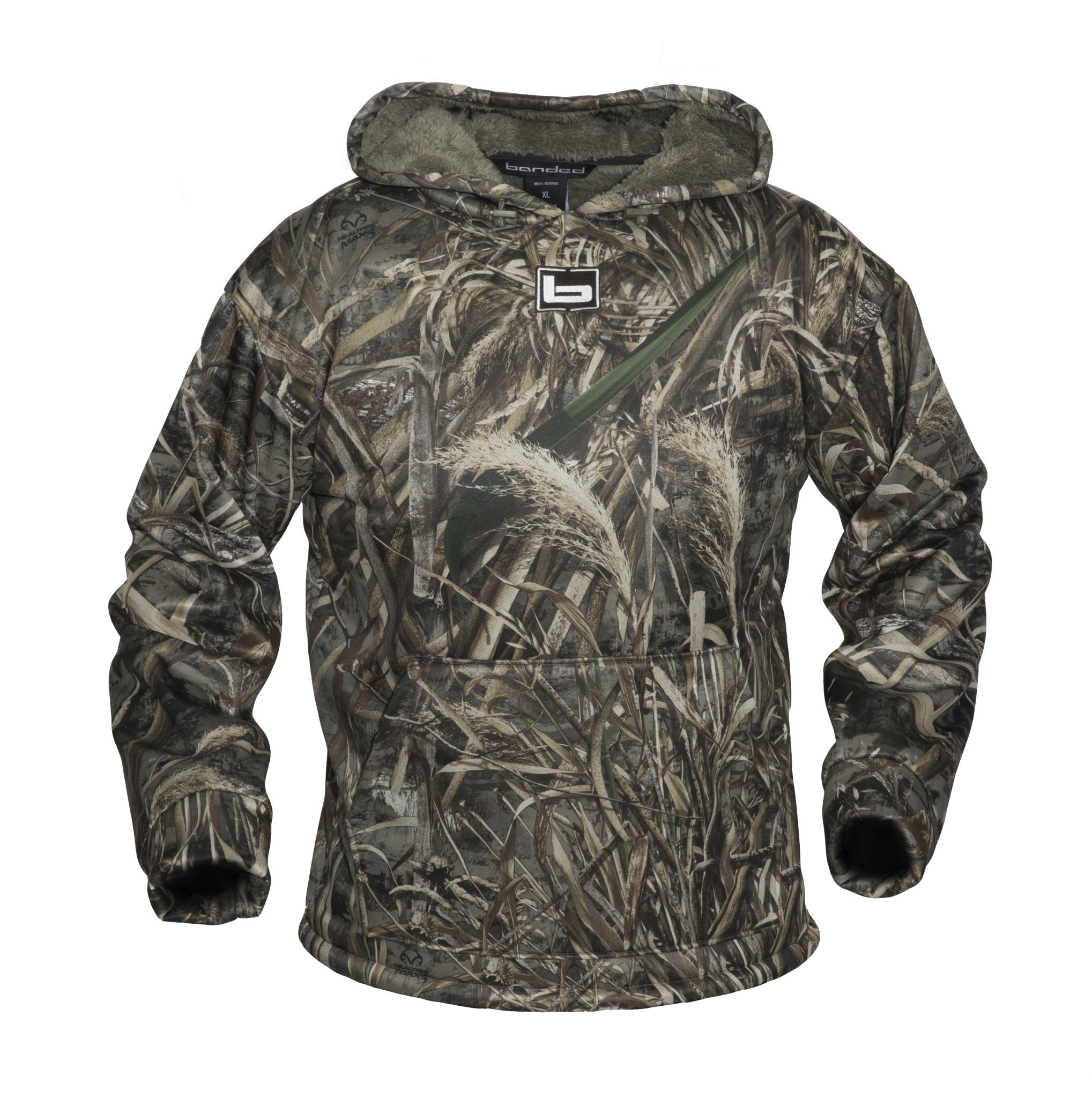 Banded Gear Atchafalaya Hoodie Pullover - Men's & Women's Coral Fleece Lined Hooded Sweatshirt | Warm Winter Casual Wear for Outdoor Activities & Street Fashion