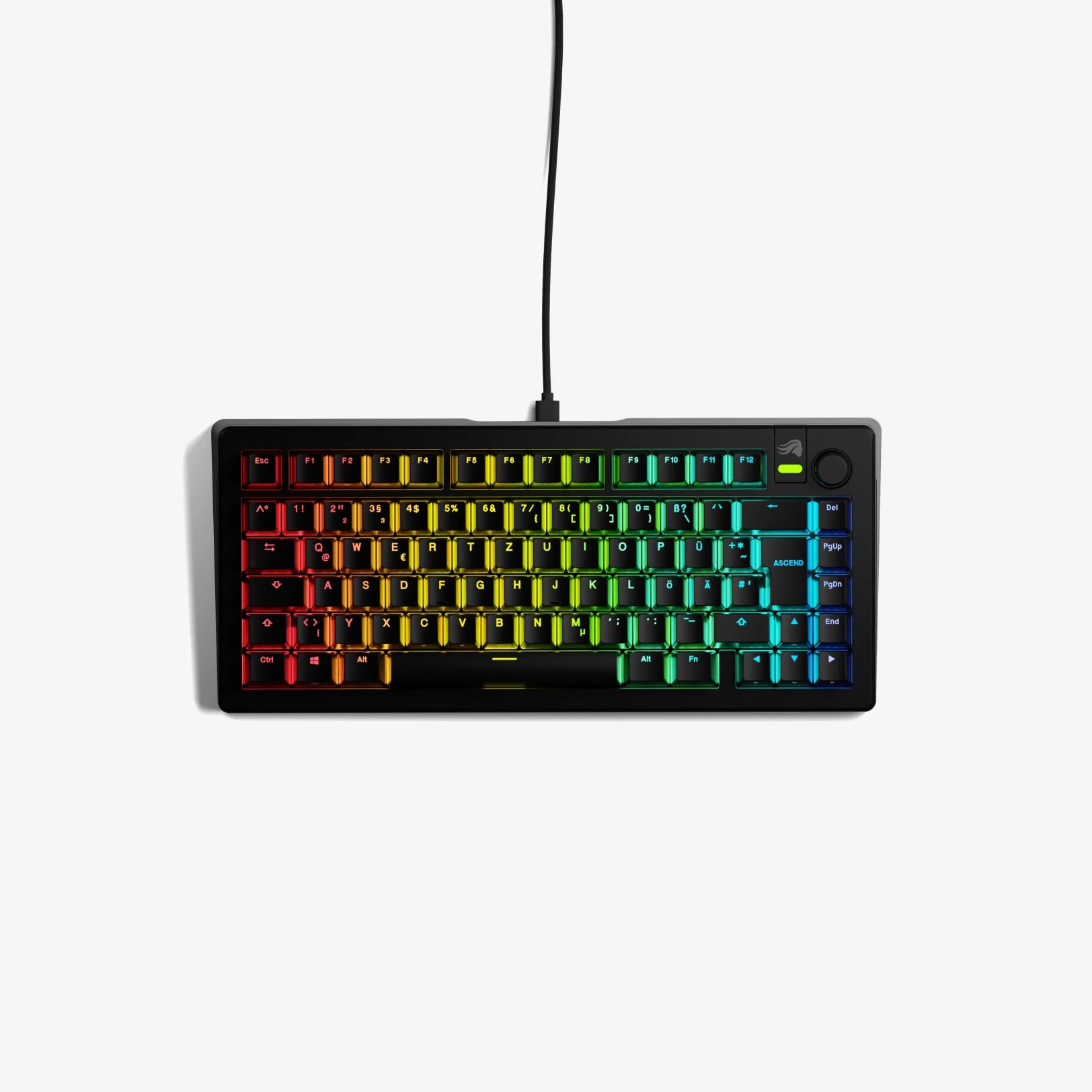 GMMK 3 Prebuilt Mechanical Gaming Keyboard - 96% Compact Layout, Hot-Swappable Switches, RGB Backlit - Perfect for PC Gaming, Office Work & Typing Enthusiasts